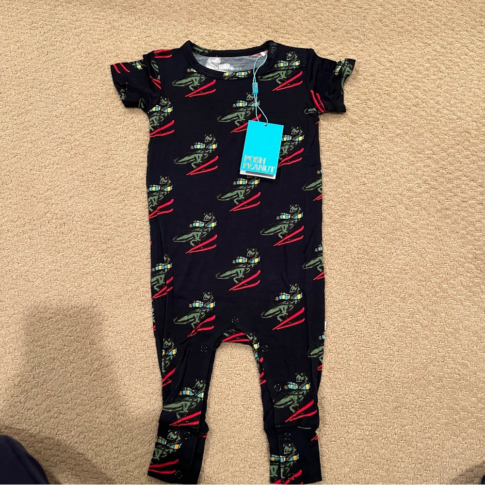 Posh Peanut Short Sleeve Romper